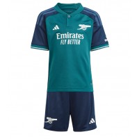 Camisa de Futebol Arsenal Bukayo Saka #7 Equipamento Alternativo Infantil 2023-24 Manga Curta (+ Calças curtas)